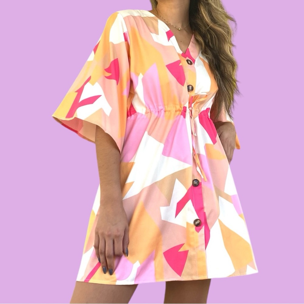 Abstract beach dress